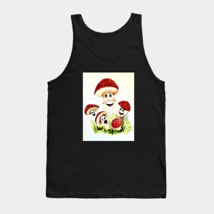 Mushroom family Tank Top